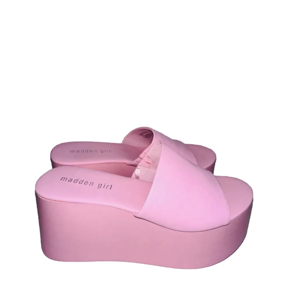 Madden Girl Womens Cake Pink Platform Sandals Shoes 7.5 Medium Cake01J1